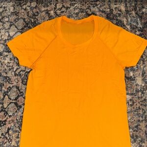Lululemon orange swiftly tech short sleeve